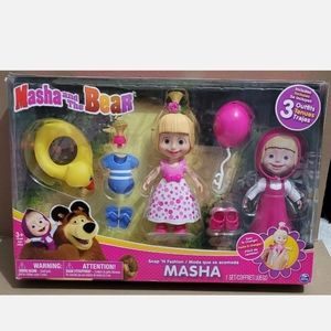 Masha and the Bear Snap on Playset RARE HTF